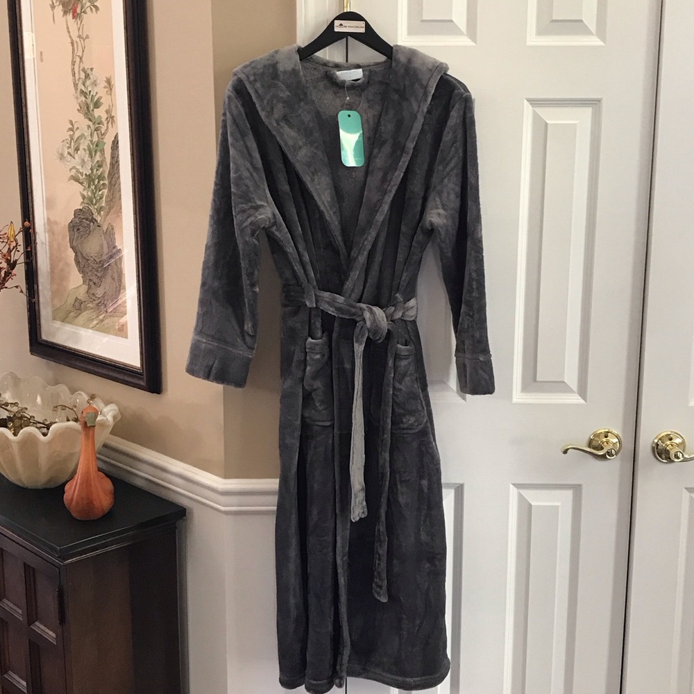 Turquaz Hooded Fleece Bathrobe